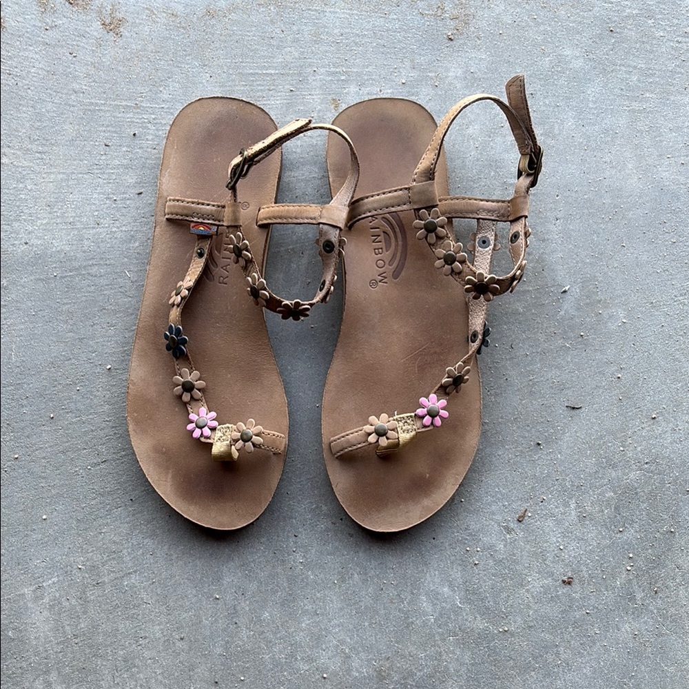 Rainbow Delilah Ladies' Rainbow Sandals - Sierra Brown
